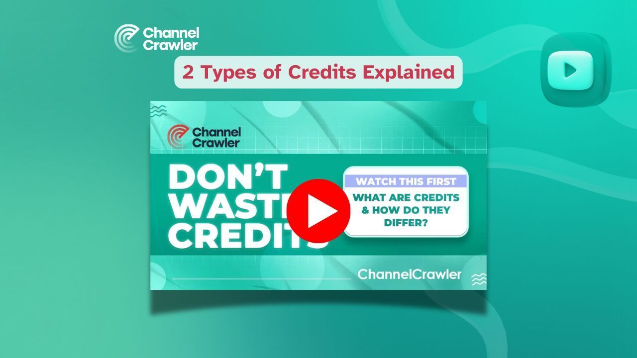 How not to waste channel crawler credits