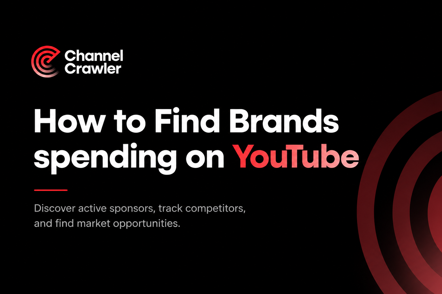 How to find brands spending on YouTube sponsorships