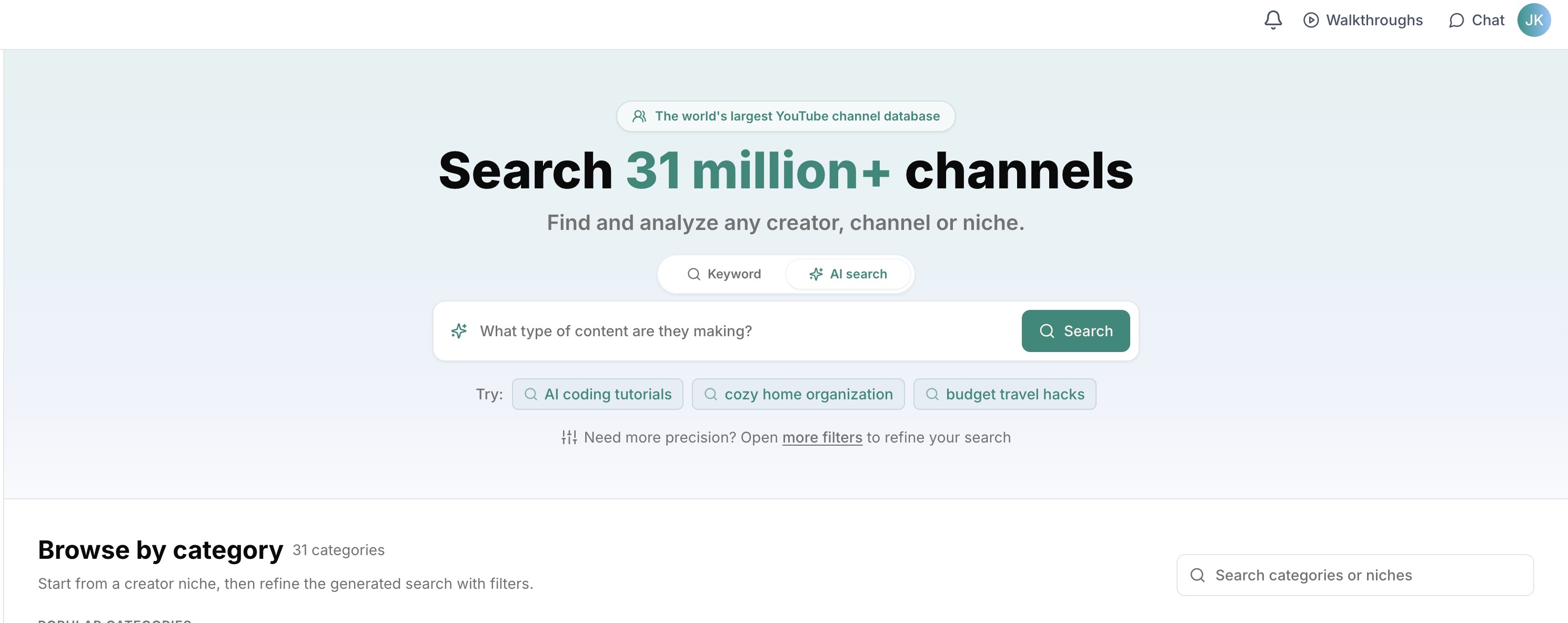 ChannelCrawler Now Has 31 Million Searchable YouTube Channels